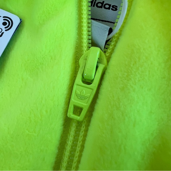 💙NWT💙 ADIDAS Jeremy Scott Track Top Solar Yellow - Picture 8 of 10